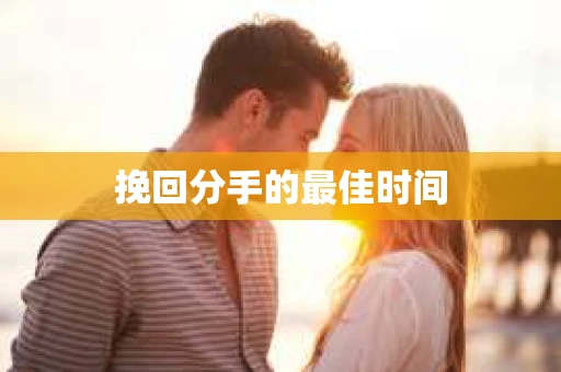挽回分手的最佳时间