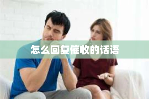 怎么回复催收的话语
