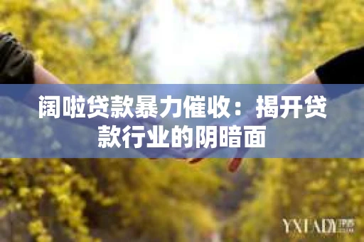 阔啦贷款暴力催收：揭开贷款行业的阴暗面