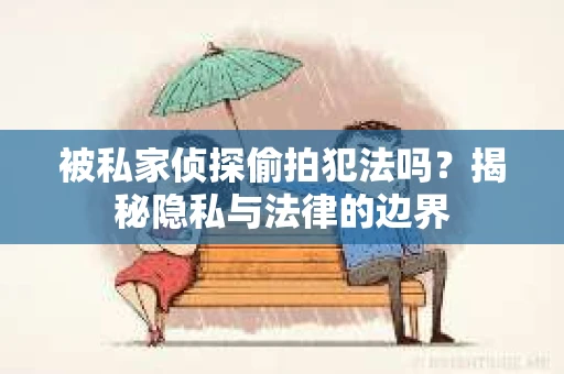 被私家侦探偷拍犯法吗？揭秘隐私与法律的边界