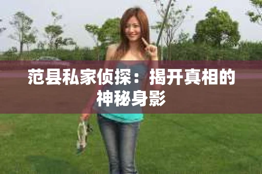 范县私家侦探：揭开真相的神秘身影
