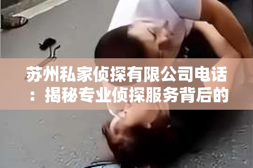 苏州私家侦探有限公司电话：揭秘专业侦探服务背后的故事