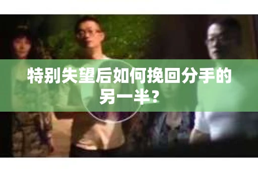特别失望后如何挽回分手的另一半? 特别失望后如何挽回分手的另一半?