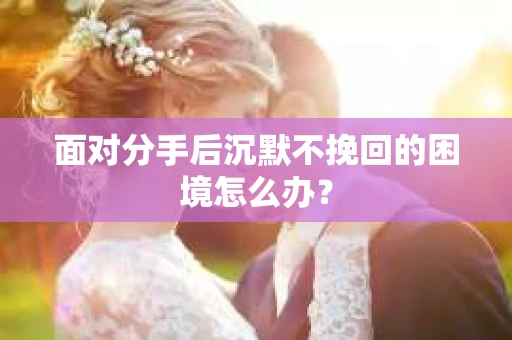 面对分手后沉默不挽回的困境怎么办？