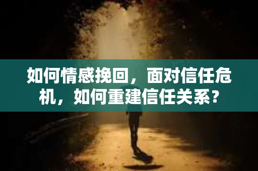 如何情感挽回，面对信任危机，如何重建信任关系？
